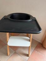 Stokke Steps Zitje met tafelblad, zwart, Kinderen en Baby's, Kinderstoelen, Ophalen, Gebruikt, Meegroeistoel, Afneembaar eetblad