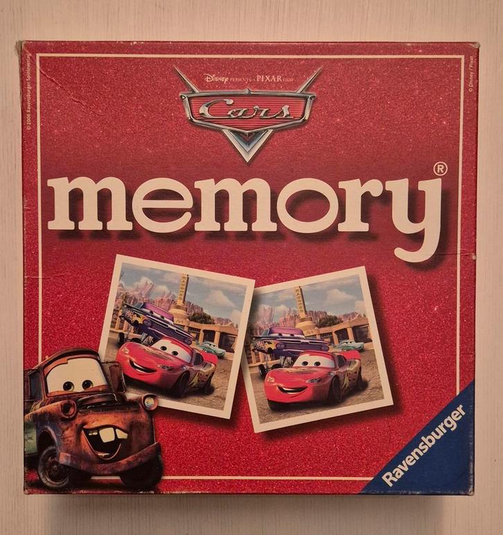 Cars memory van Ravensburger, Hobby en Vrije tijd, Gezelschapsspellen | Overige, Gebruikt, Ophalen of Verzenden