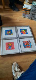 Keith Haring Prints - Set van 4 zonder glas, Antiek en Kunst, Ophalen