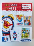 Spel Hoe laat is het? / Ik leer door te spelen / Clementoni, Ophalen of Verzenden, Zo goed als nieuw, Puzzelen