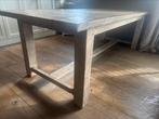 Stoere brocante eettafel, Huis en Inrichting, Tafels | Eettafels, Ophalen, 200 cm of meer, 50 tot 100 cm, Zo goed als nieuw