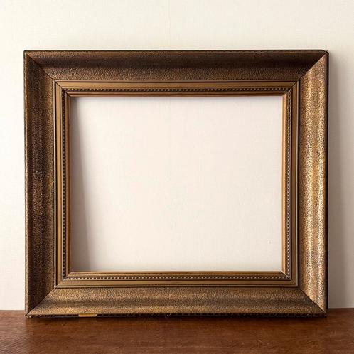 Schilderijlijst antiek goud brons 60x50 / 50x60 gips, Huis en Inrichting, Woonaccessoires | Lijsten, Gebruikt, Hout, Ophalen