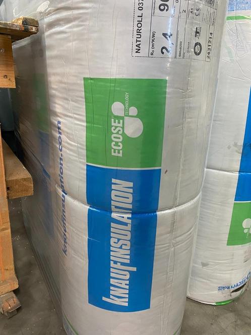 Knauf Naturoll 037 90mm, Doe-het-zelf en Verbouw, Isolatie en Afdichting, Nieuw, Glaswol, 12 cm of meer, 15 m² of meer, Ophalen