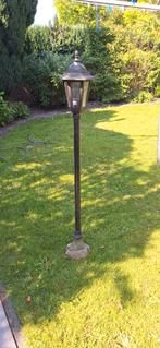 Gebruikte alluminium tuinlamp moet een likje verf hebben, Ophalen of Verzenden, Gebruikt, Staande lamp