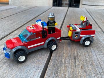 Lego City 7941 en 7242 Brandweer Pick up en quad beschikbaar voor biedingen