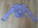 Leul lila shirtje mey leuke achterkant mt XS, Ophalen of Verzenden, Zo goed als nieuw, Maat 34 (XS) of kleiner, Korte mouw