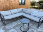 loungeset 1 seizoen gebruikt licht grijs, Ophalen, Zo goed als nieuw, Bank