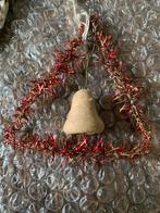 #kerst kerstbal tinsel watte klokje, Diversen, Kerst, T, Ophalen of Verzenden, Zo goed als nieuw, N