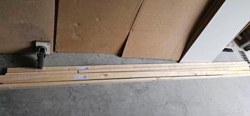5 stuks houten lat 22 x 50 mm 270 cm lang beschikbaar voor biedingen