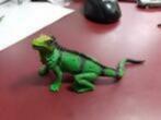 Iguana/hagedis 2, dierfiguur, 18 cm, Verzamelen, Dierenverzamelingen, Ophalen of Verzenden, Gebruikt, Reptiel of Amfibie, Beeldje of Figuurtje