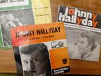 Johnny Hollyday 3 singels, Cd's en Dvd's, Ophalen of Verzenden, 1960 tot 1980, Zo goed als nieuw, Overige formaten