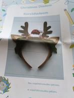 Patroon kerstdiadeem, Hobby en Vrije tijd, Vilt, Ophalen of Verzenden, Zo goed als nieuw, Boek of Patroon