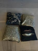 4 kussens, Huis en Inrichting, Woonaccessoires | Kussens, Ophalen of Verzenden, Geel, Vierkant