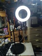 Ringlamp met telefoonhouder, Huis en Inrichting, Ophalen of Verzenden, Zo goed als nieuw, Glas, Minder dan 50 cm