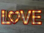 LOVE  40x15  UIT ITALIE NIEUW met verlichting, Verzenden, Nieuw