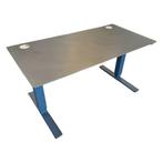 Elektrisch Zit Sta Bureau Antraciet B140xD70 B-keus, Huis en Inrichting, Ophalen of Verzenden, Elektrisch, Gebruikt, Stabureau