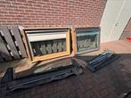 2 Velux dakramen GGL-U04 98x134 met gootstukken, Doe-het-zelf en Verbouw, Gebruikt, Raamkozijn, Inclusief glas, 75 tot 150 cm