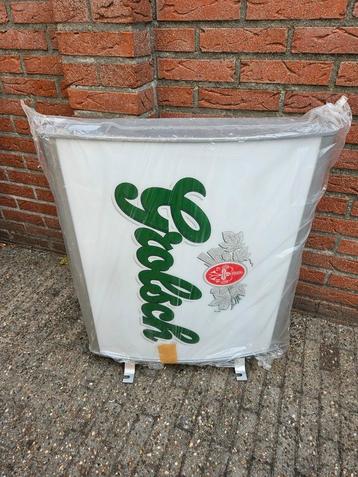 GROLSCH  DUBBELZIJDIGE LICHTBAK VOOR IN UW  MANCAVE / KROEG  beschikbaar voor biedingen