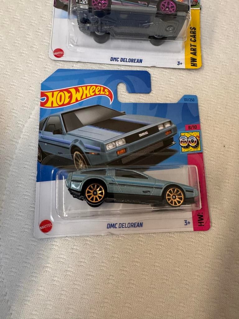Hot Wheels DMC DeLorean Collectie - Zeldzame Modellen, Overige merken, 1:50 of kleiner, Auto, Nieuw