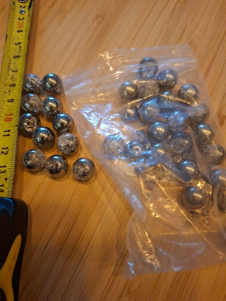 Kralen met olie effect, Hobby en Vrije tijd, Kralen en Sieraden maken, Ophalen of Verzenden, Kraal