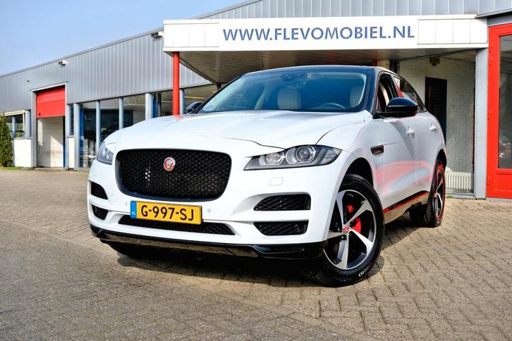 Jaguar F-PACE 2.0t AWD 250pk Premium Edition Aut. Pano|Leder, Auto's, Jaguar, Bedrijf, Te koop, F-Pace, 360° camera, 4x4, ABS