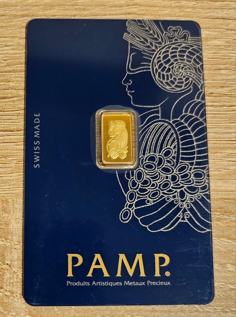 PAMP Suisse Lady Fortuna Goudbaar - 1 gram 99,99% goud, Verzenden, Goud