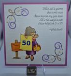 Geborduurde wenskaarten Jubileum Sara, Nieuw, Man of Vrouw, Info@sparklecrafts.nl, Ophalen of Verzenden