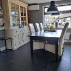 Te koop; eetkamertafel 220 cm, Ophalen, Gebruikt, 200 cm of meer, 50 tot 100 cm