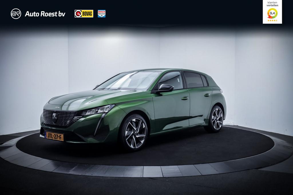 Peugeot 308 1.2T ALLURE Pack FULL LED | 360 CAM | ACC | BLIN, Stof, Gebruikt, Zwart, 1199 cc