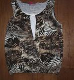 Bruin Witte Top Moglie (XL), Bruin, Maat 46/48 (XL) of groter, Ophalen of Verzenden, Zonder mouw