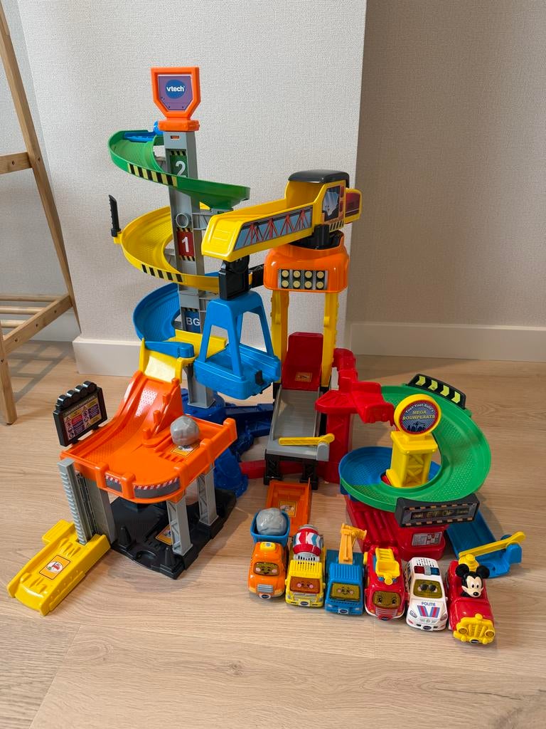 VTech Toet Toet Auto's Mega Bouwplaats met extra auto's, Ophalen, Gebruikt