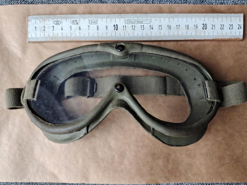 stofbril motorbril army goggle K.L. 1978 type 77-51 vintage, Ophalen of Verzenden, Landmacht, Nederland, Overige typen