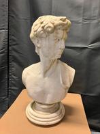 Betonnen buste van Michelangelo's David - 51 cm hoog., Ophalen, Gebruikt, Beton, Mensenbeeld