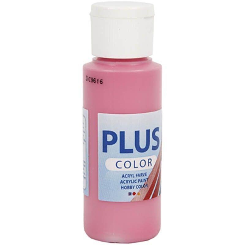 Plus Color acrylverf fles 60 ml fuchsia roze, ., Nieuw, Ophalen of Verzenden, .