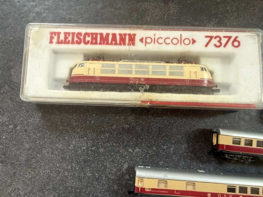 Fleischmann Piccolo 7376 Locomotief met Wagons N-spoor, Hobby en Vrije tijd, Modeltreinen | N-Spoor, Gelijkstroom, Fleischmann