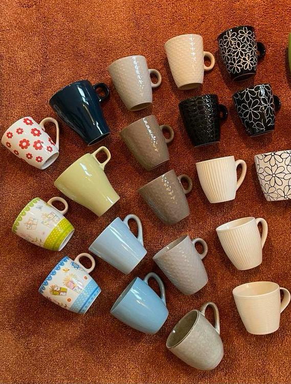 2O koffiemokken - Divers Design & Merken, Huis en Inrichting, Keuken | Servies, Zo goed als nieuw, Kop(pen) en/of Schotel(s), Overige stijlen