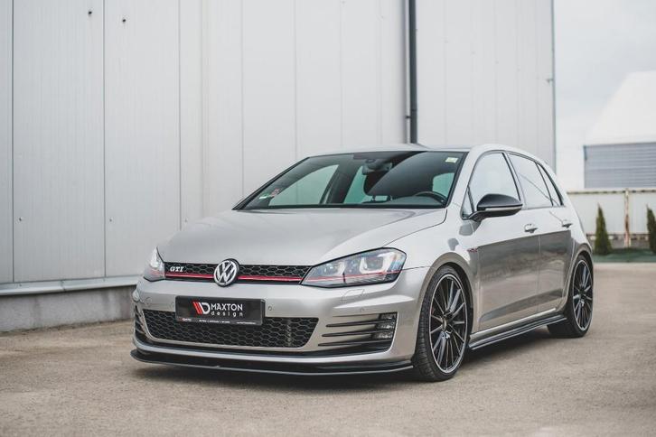 Voorlip sideskirt diffuser spoiler - Golf MK7 7 GTI 13-16, Auto diversen, Tuning en Styling, Ophalen of Verzenden