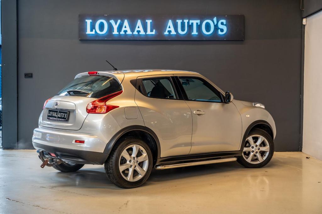 Nissan Juke 1.6 Acenta | NAVI | AIRCO | CRUISE | TREKHAAK |, Voorwielaandrijving, Euro 5, Stof, 4 cilinders