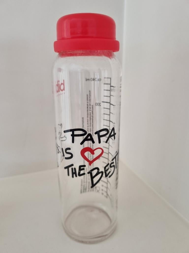 Bibi glazen zuigfles, Ophalen of Verzenden, Gebruikt