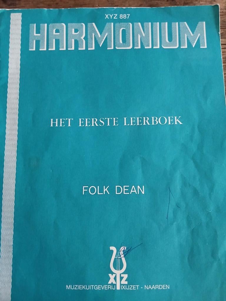 Harmonium: Het Eerste Leerboek - Folk Dean, Ophalen of Verzenden, Gebruikt, Les of Cursus