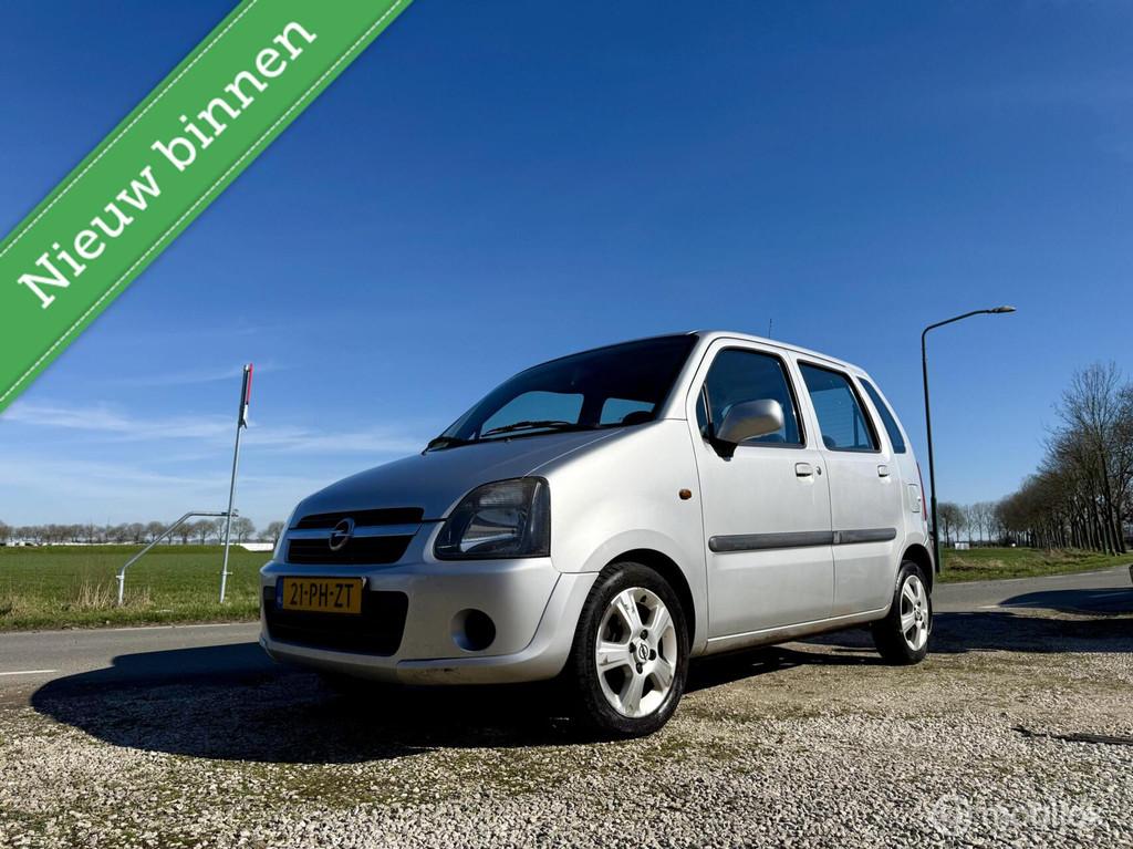 Opel Agila 1.2-16V Maxx Cool, BJ 2004, Airco, Hoge Instap, Auto's, Voorwielaandrijving, Origineel Nederlands, Bedrijf, Handgeschakeld