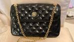 Zwarte lak schoulder tas van :  Anne klein, Ophalen of Verzenden, Zo goed als nieuw, Zwart