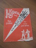 Vintage bladmuziek accordeon bella signora antiek, Muziek en Instrumenten, Bladmuziek, Overige genres, Ophalen of Verzenden, Zo goed als nieuw