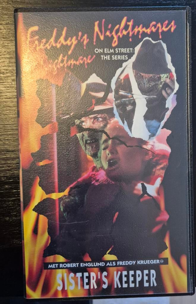 Freddy's Nightmares: Sister's Keeper VHS, Vanaf 16 jaar, Ophalen of Verzenden, Zo goed als nieuw, Horror