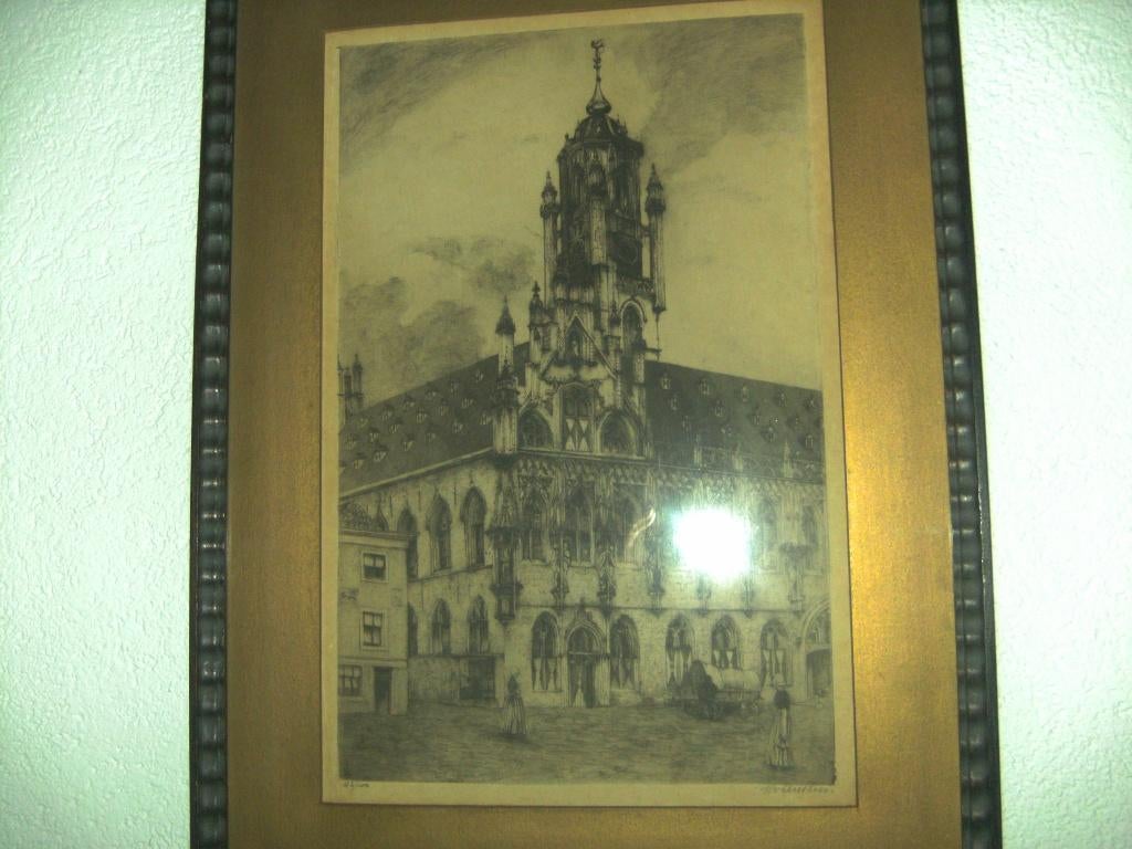 oude pentekening, Ophalen