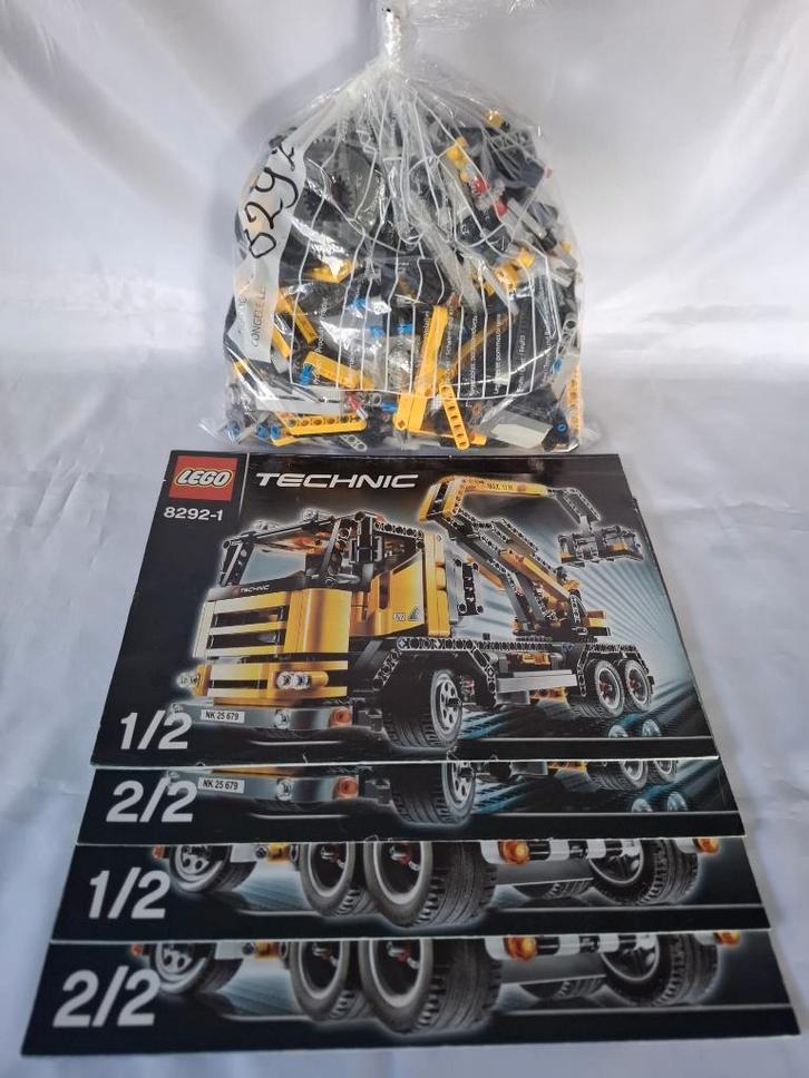 Lego 8292 Truck met hefbrug hoogwerker vrachtwagen Technic, Kinderen en Baby's, Speelgoed | Duplo en Lego, Gebruikt, Lego, Complete set