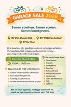 Garage Sale Route Eersel – 3 Buurtverenigingen – 11 april, Ophalen, Gebruikt