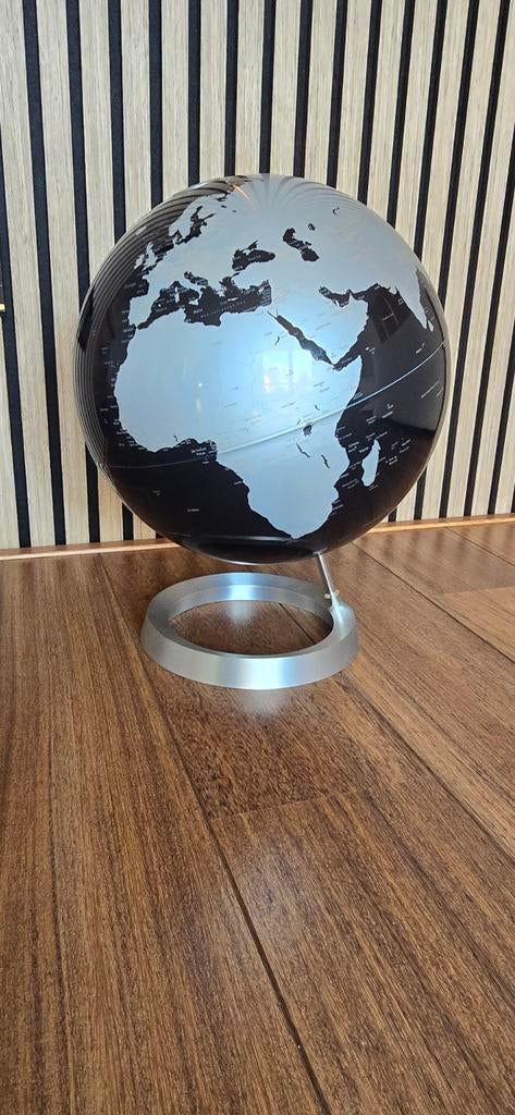 Wereldbol - Atmosphere vision black 30cm, Ophalen of Verzenden, Zo goed als nieuw