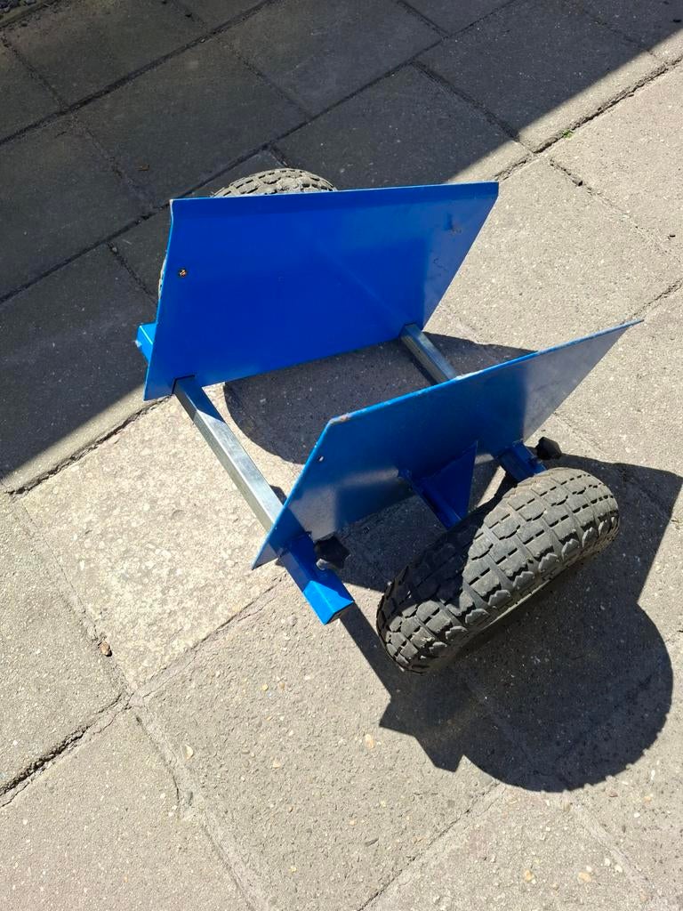 Handige platen transportkar - Blauw, Ophalen