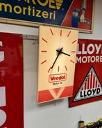 Vintage Veedol Motor Oil Lichtbak Klok - Garage Decoratie, Ophalen, Gebruikt, ., Lichtbak of (neon) lamp